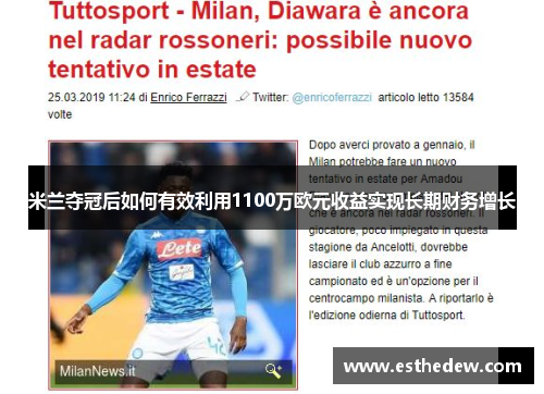 米兰夺冠后如何有效利用1100万欧元收益实现长期财务增长