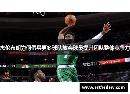 杰伦布朗为何倡导更多球队放弃球员提升团队整体竞争力 杰伦布朗为何倡导更多球队放弃球员提升团队整体竞争力